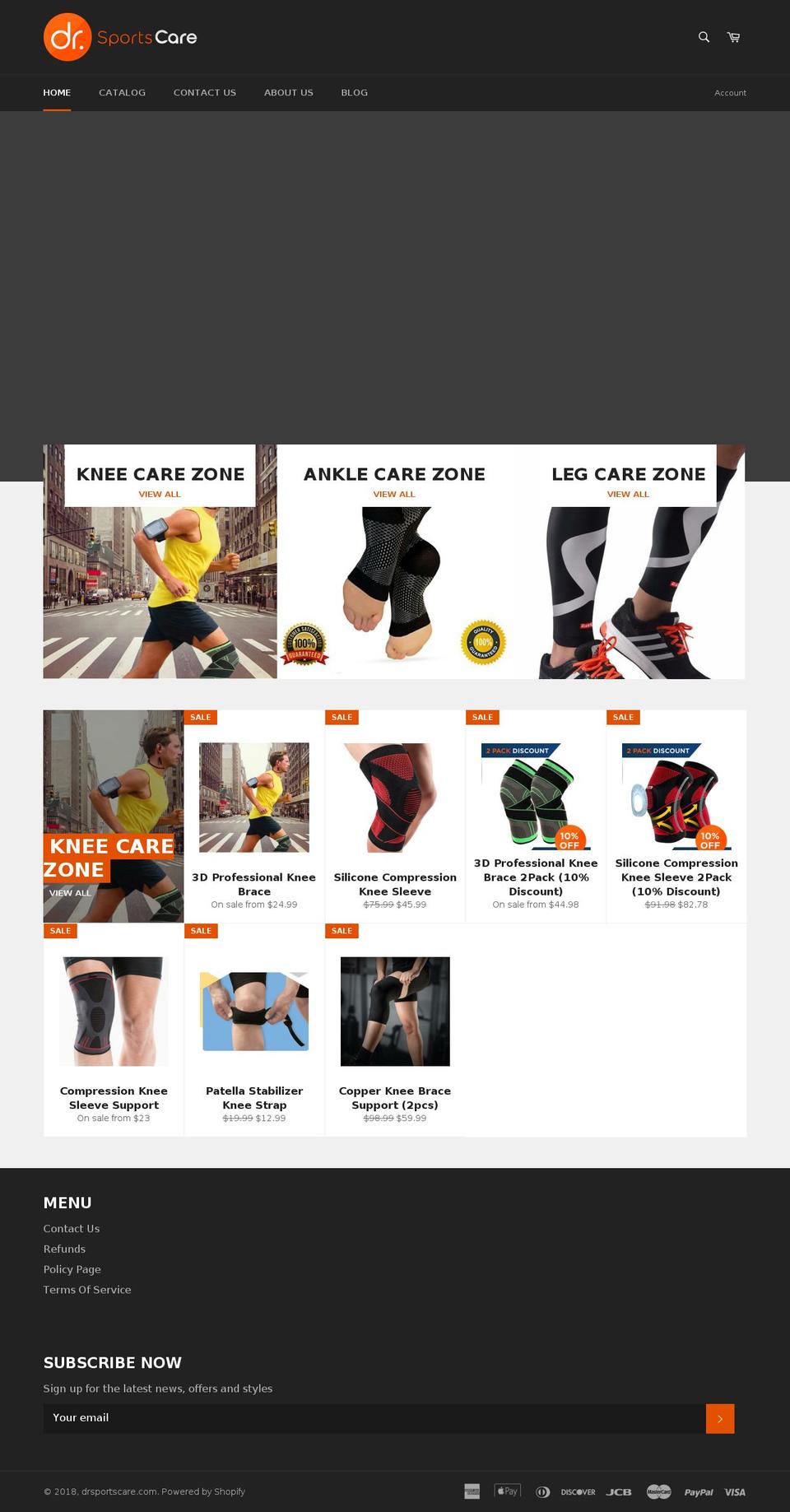 drsportscare.com shopify website screenshot