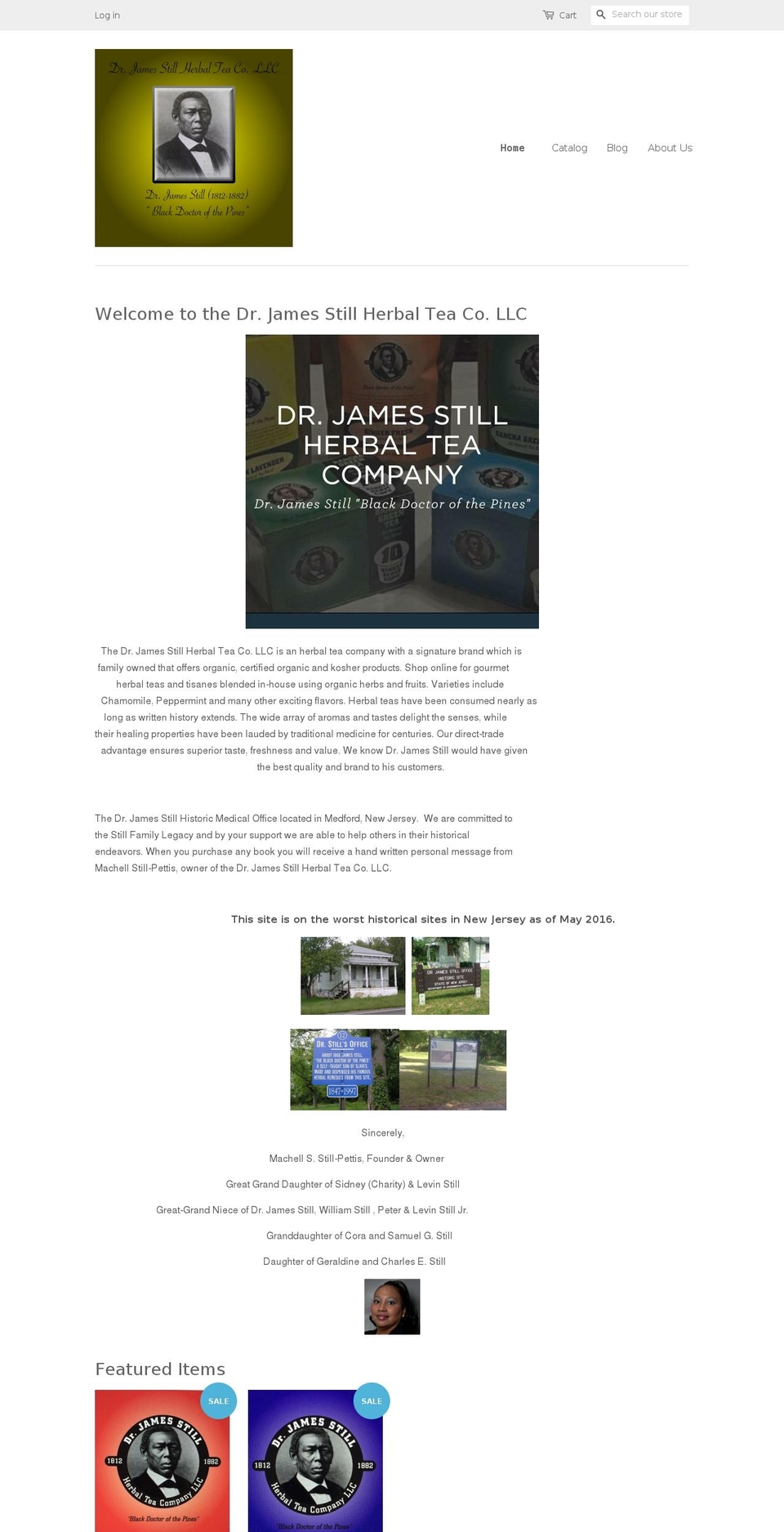drstillsherbalteaco.com shopify website screenshot