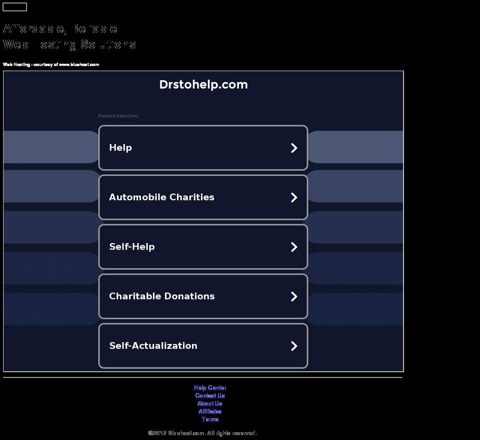 drstohelp.com — Shopify storefront screenshot