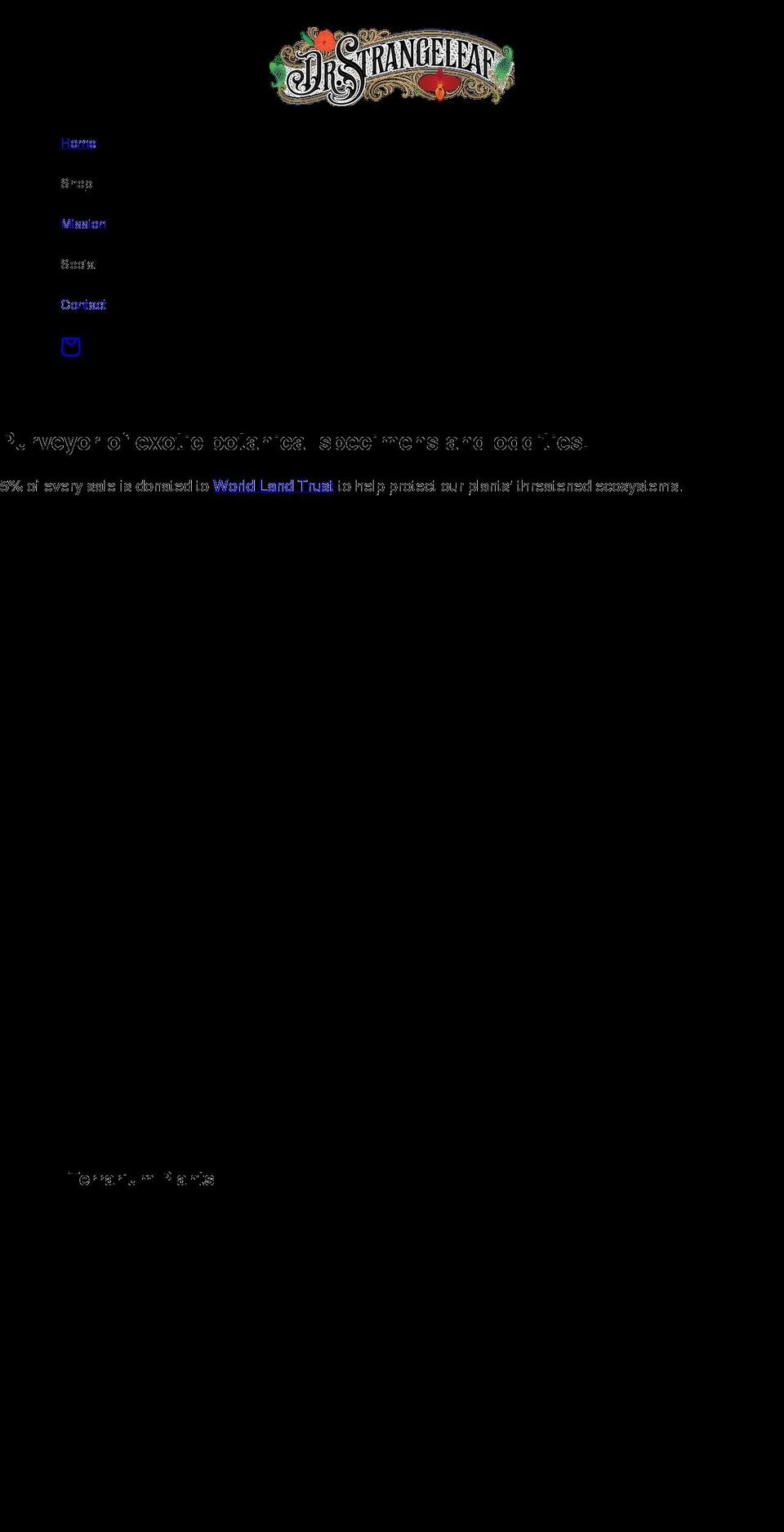drstrangeleaf.com.au shopify website screenshot