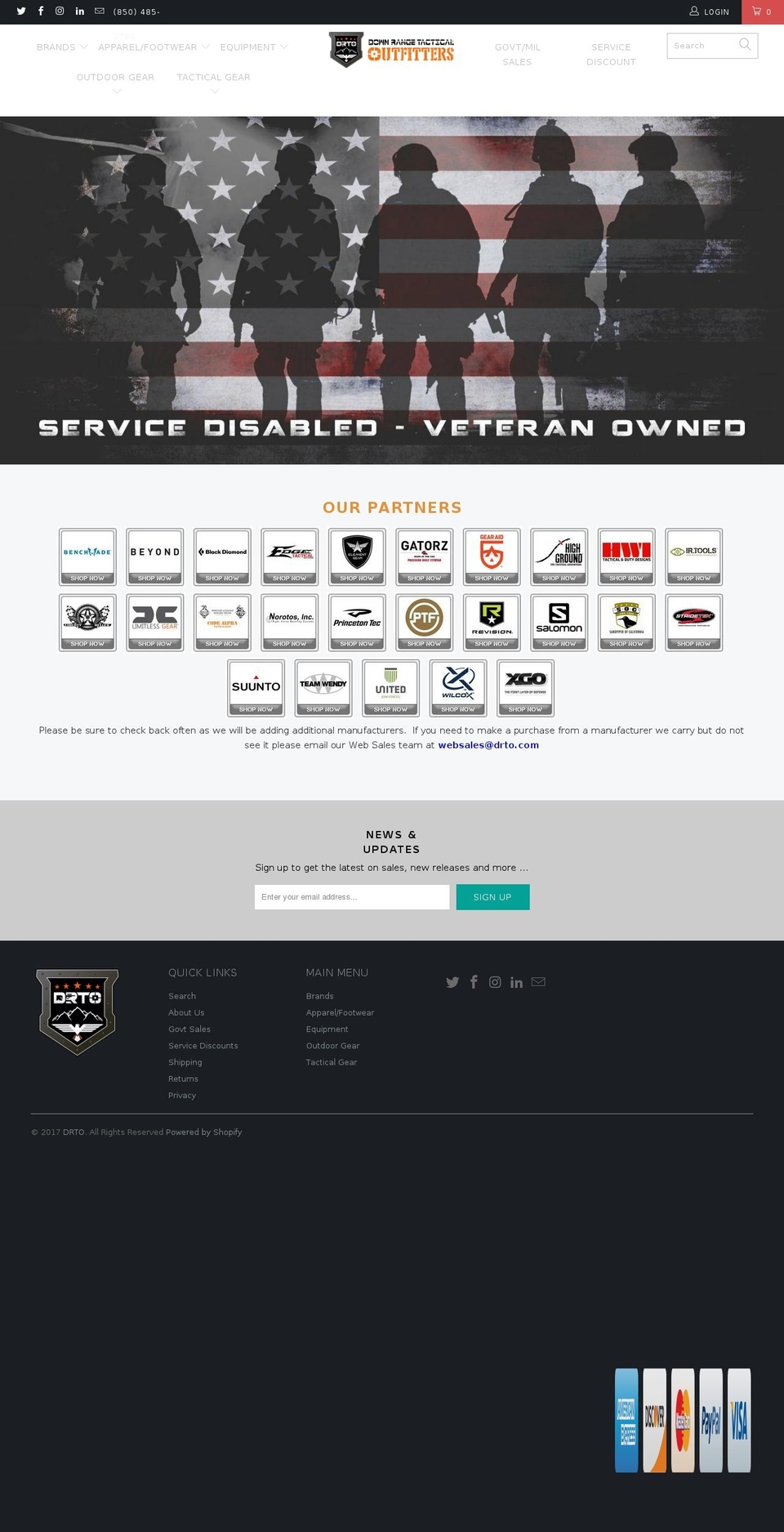 drto-usa.com shopify website screenshot