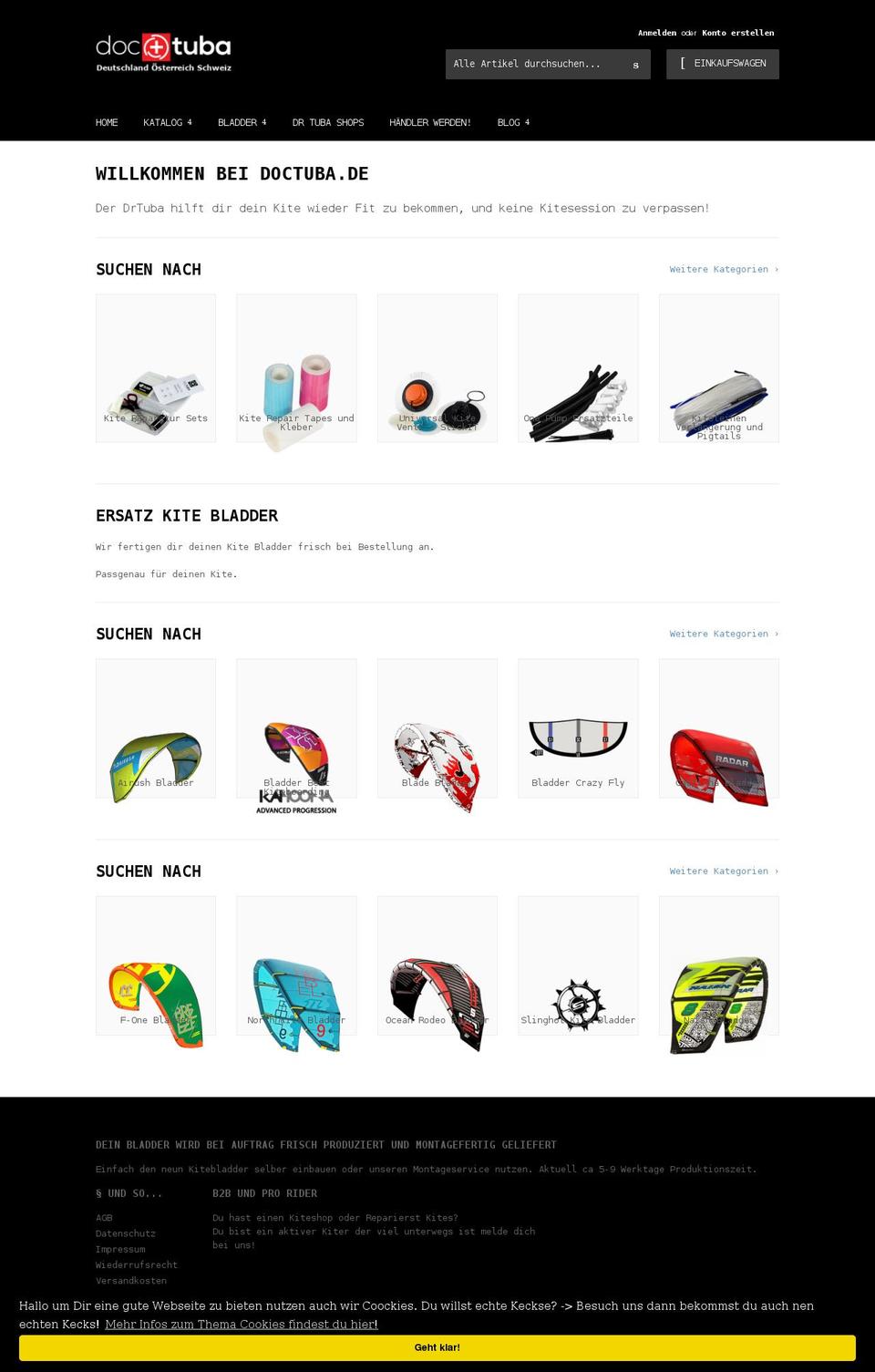 drtuba.de shopify website screenshot