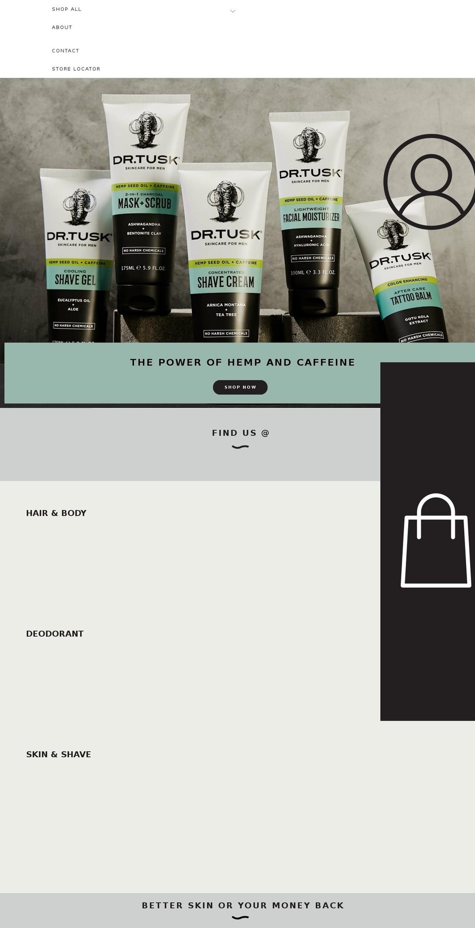 drtusk.com shopify website screenshot