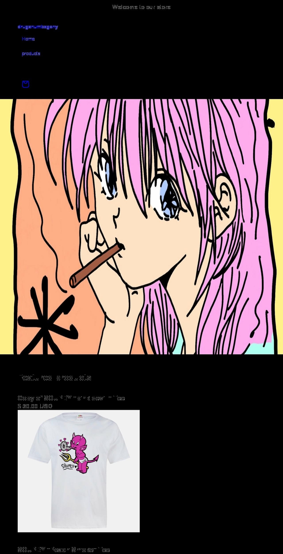 drugsnumbagony.com shopify website screenshot