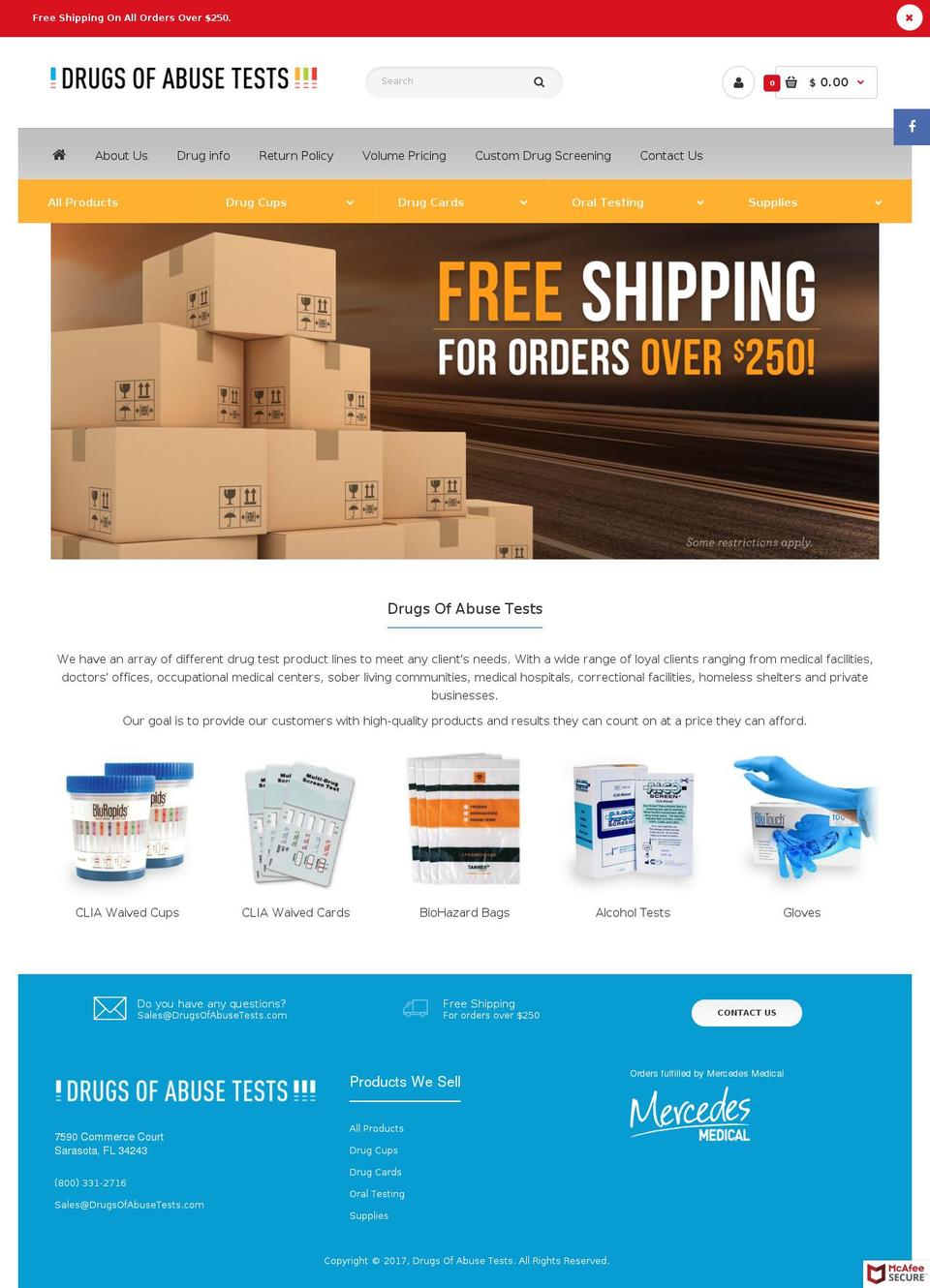 rt-fastor-v1-3 Shopify theme site example drugsofabusetestkits.com