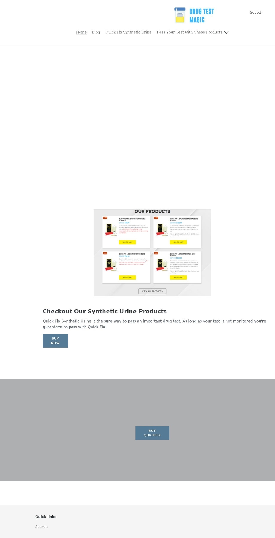 drugtestmagic.com shopify website screenshot
