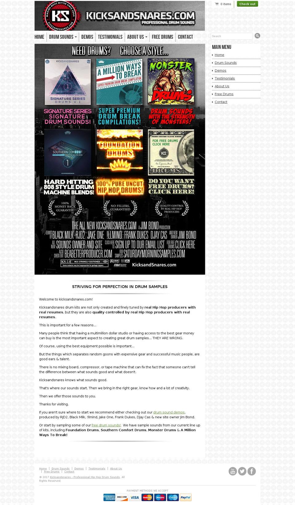 drumclub500.com shopify website screenshot