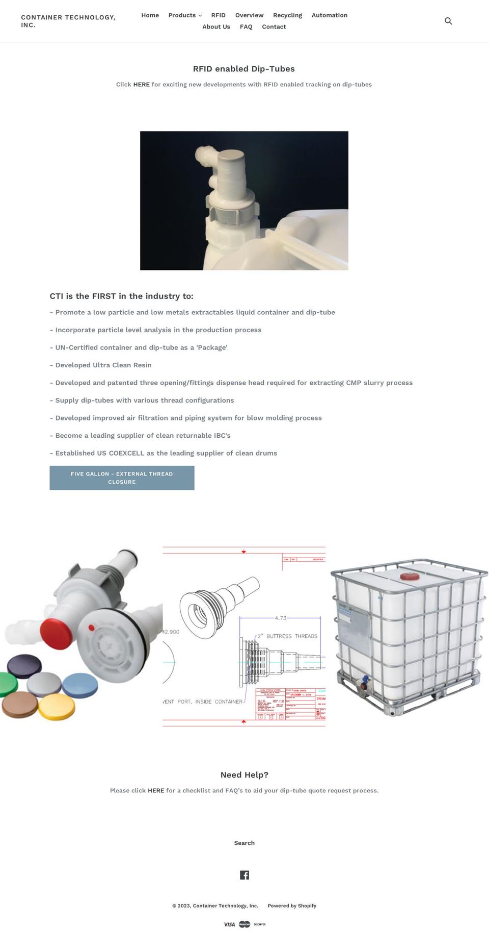 druminserts.com — Shopify storefront screenshot