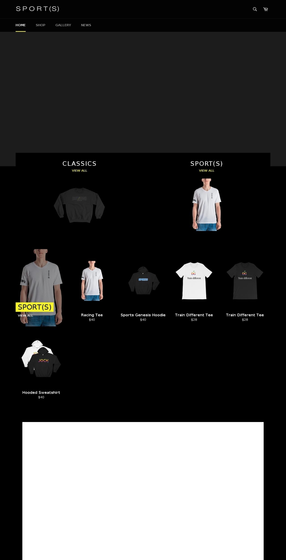 drummondsports.com — Shopify storefront screenshot