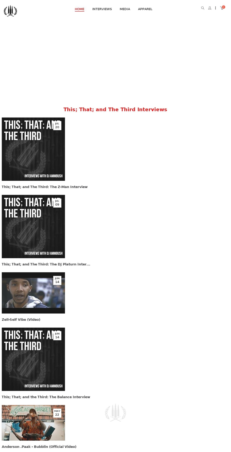 drumsandammo.com shopify website screenshot