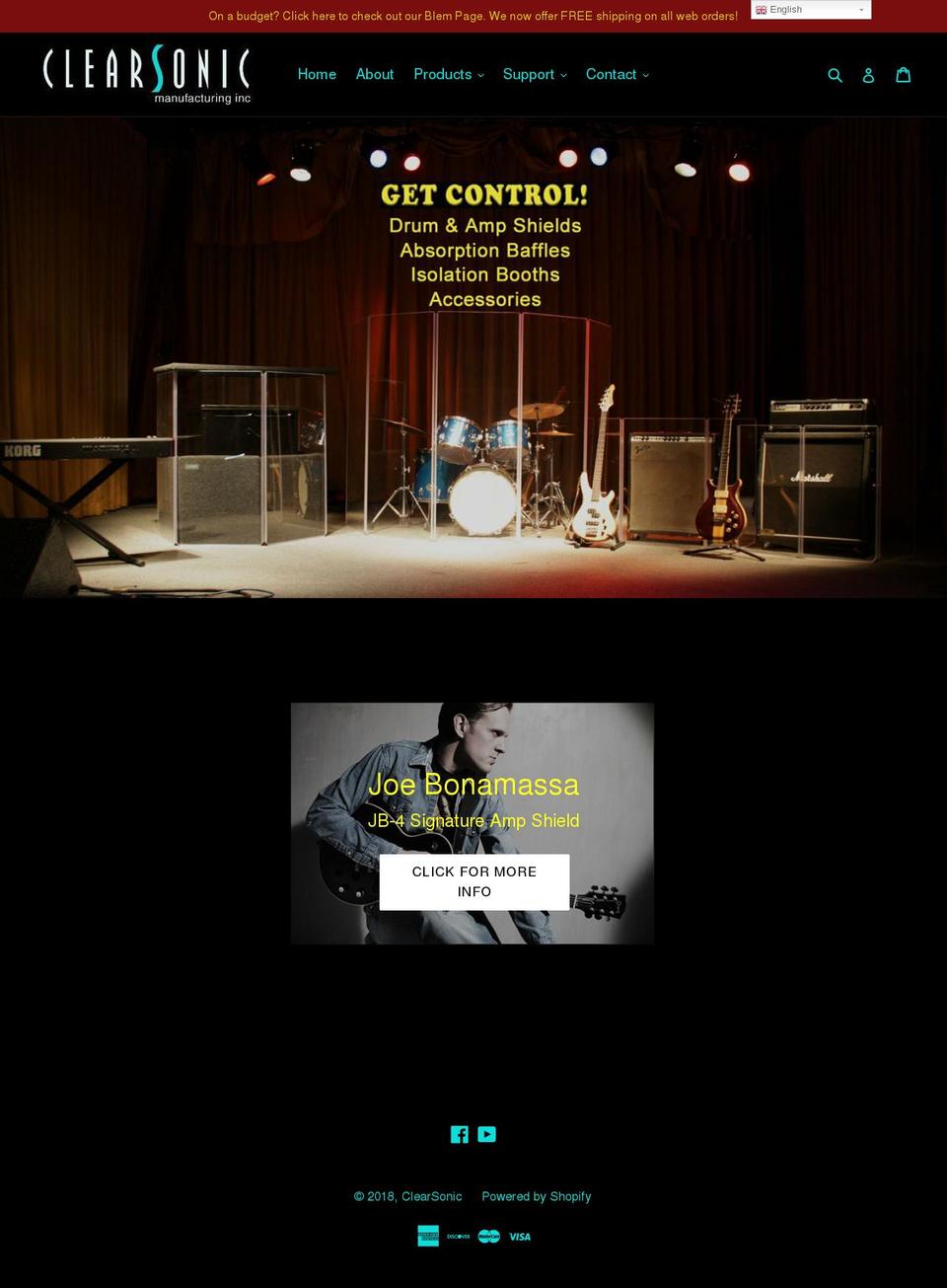 drumshield.com — Shopify storefront screenshot