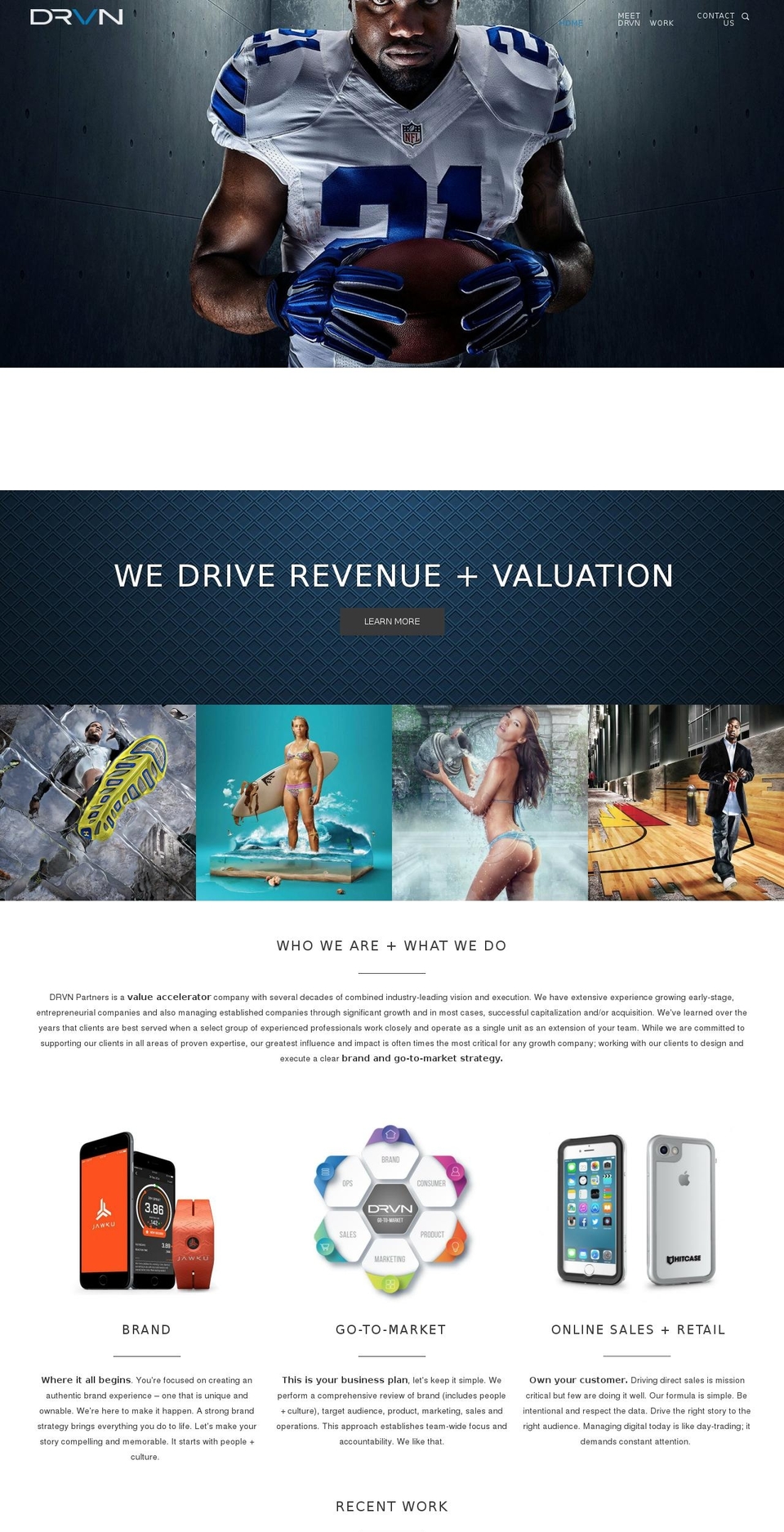 drvncapital.com shopify website screenshot