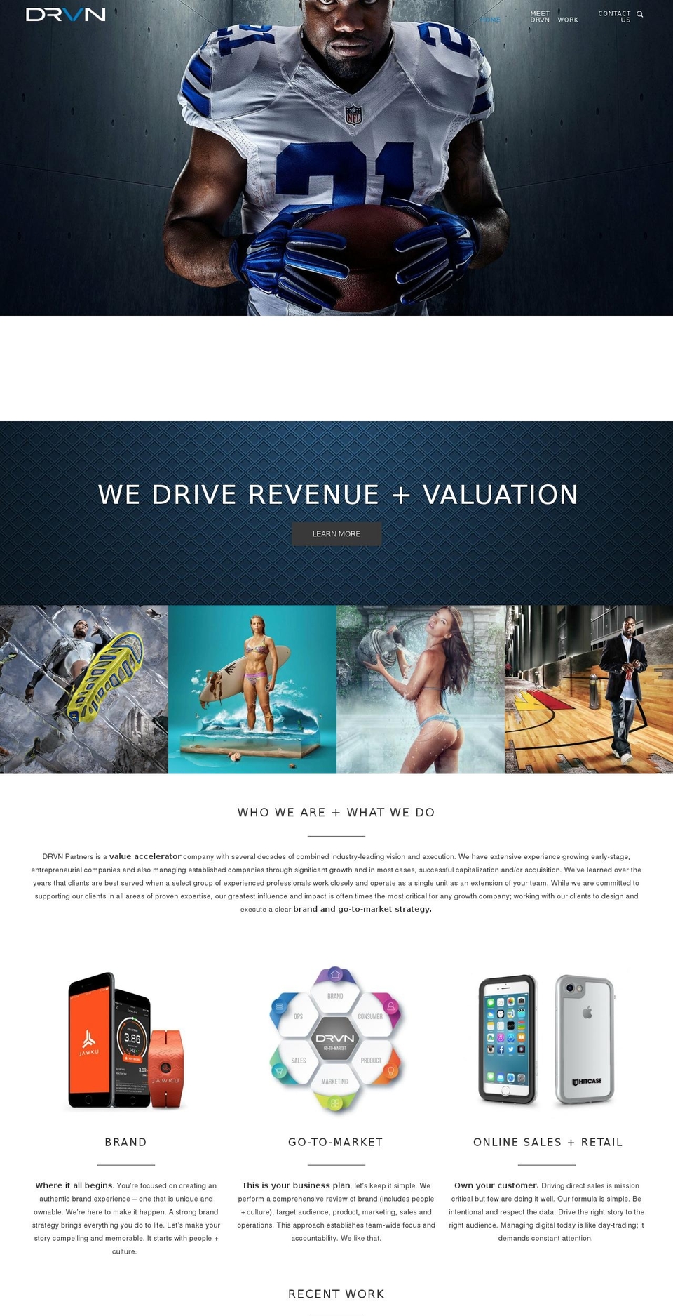 drvnmedia.com shopify website screenshot