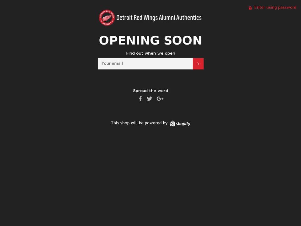 drwalumniauthentics.com — Shopify storefront screenshot