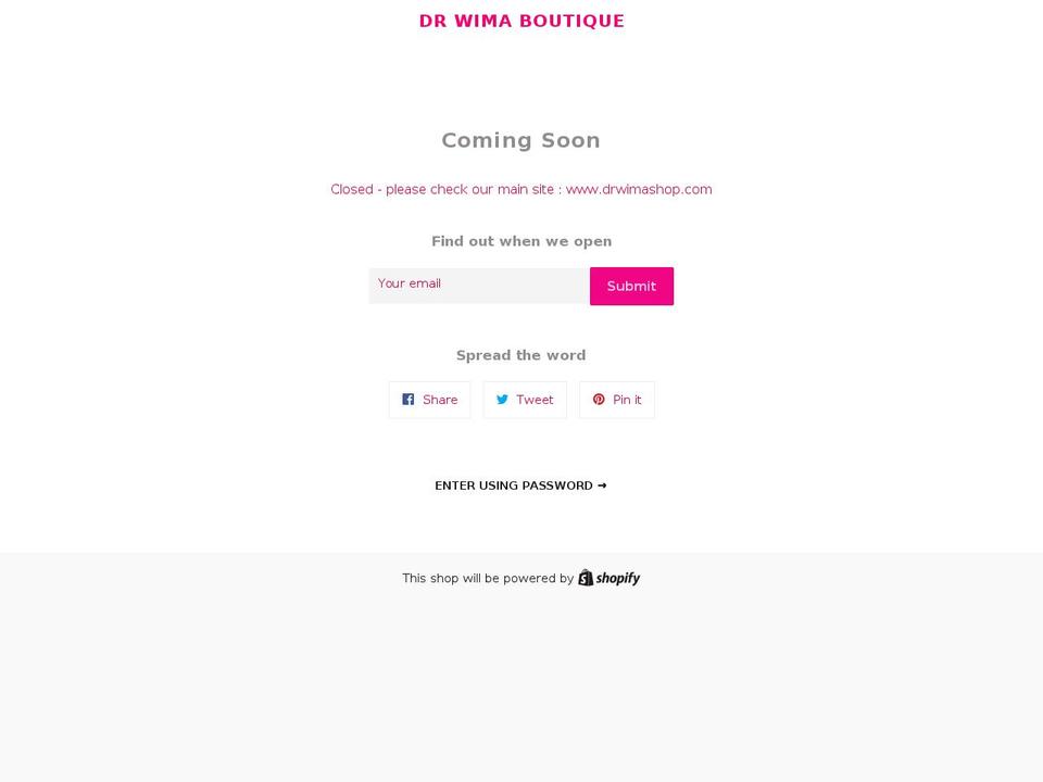 drwimabeautyk.com — Shopify storefront screenshot