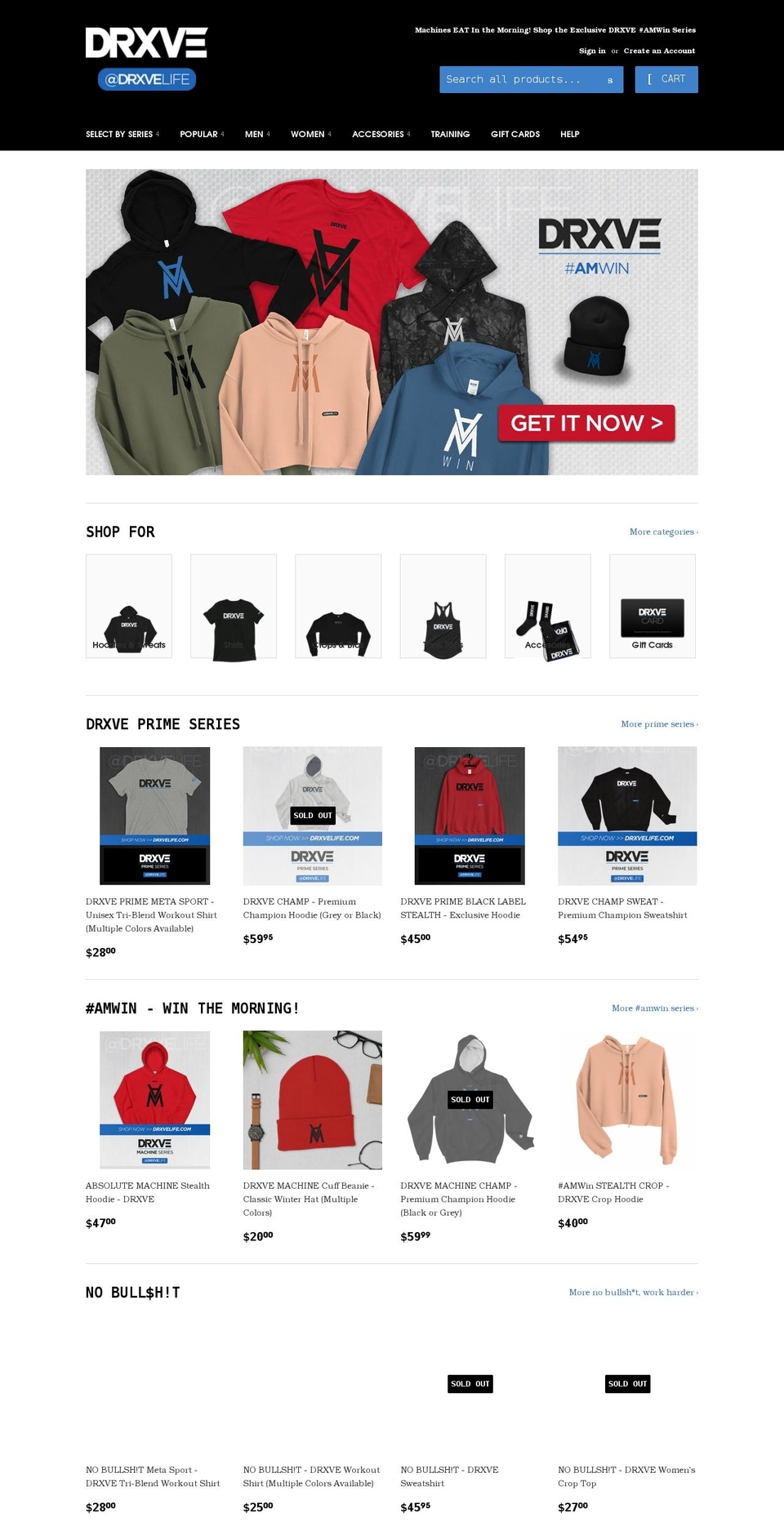 drxvelife.com shopify website screenshot