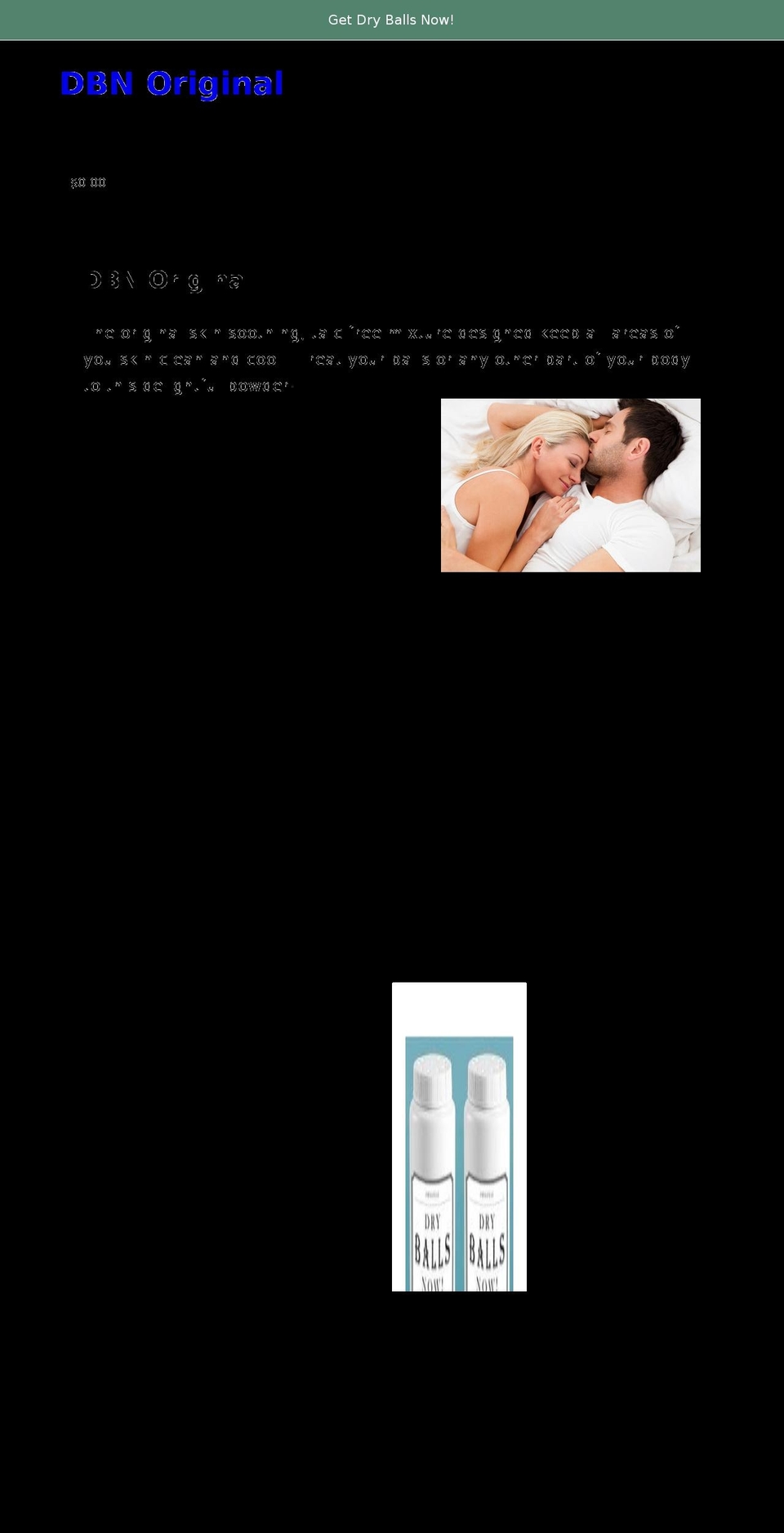 dryballsnow.com shopify website screenshot