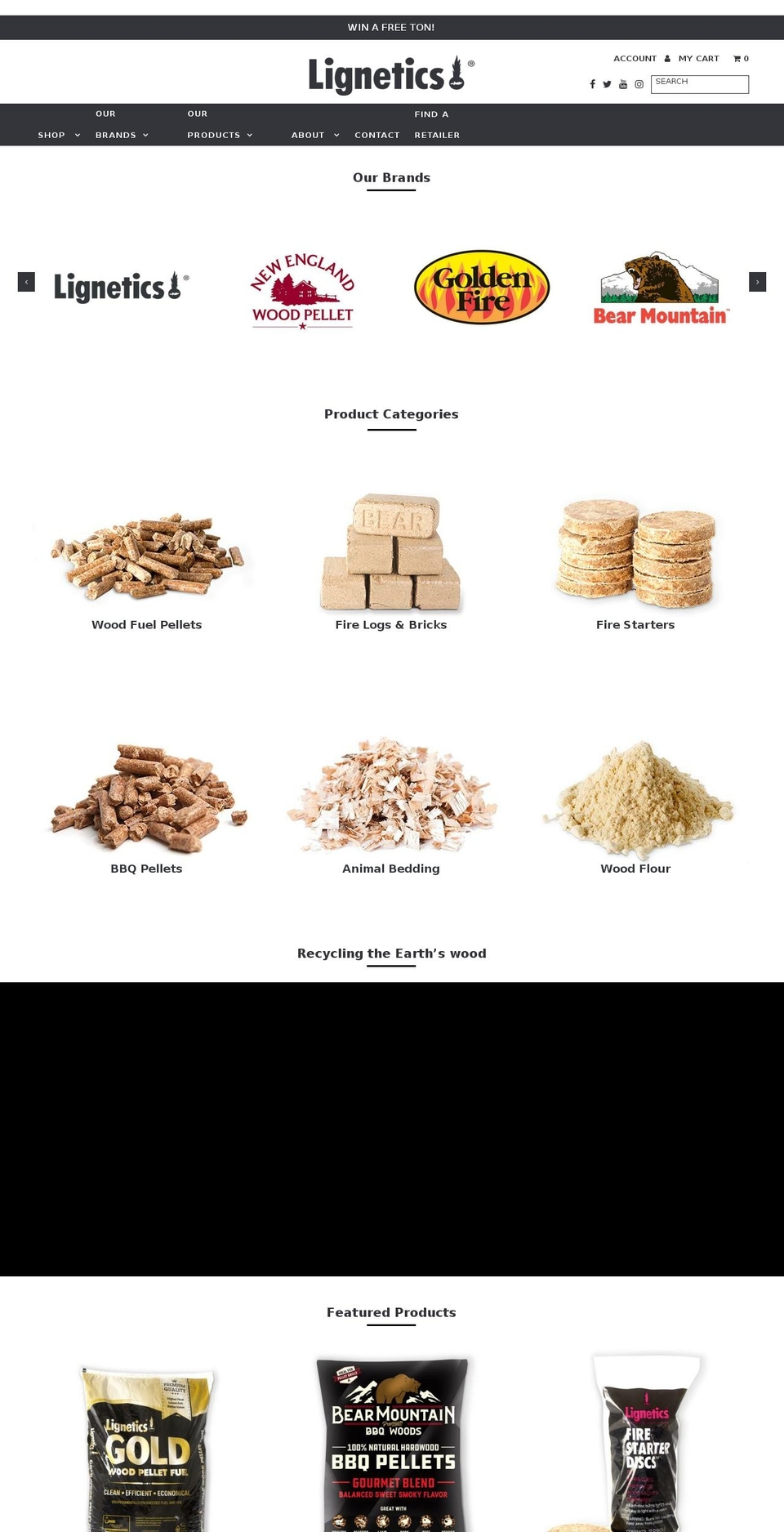 drydenpellets.com — Shopify storefront screenshot