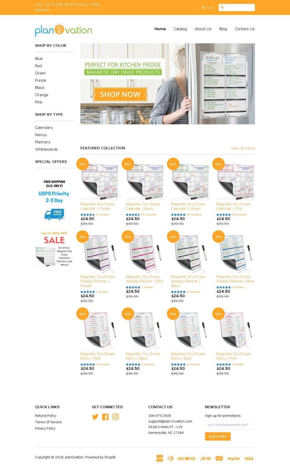 dryeraseusa.com — Shopify storefront screenshot
