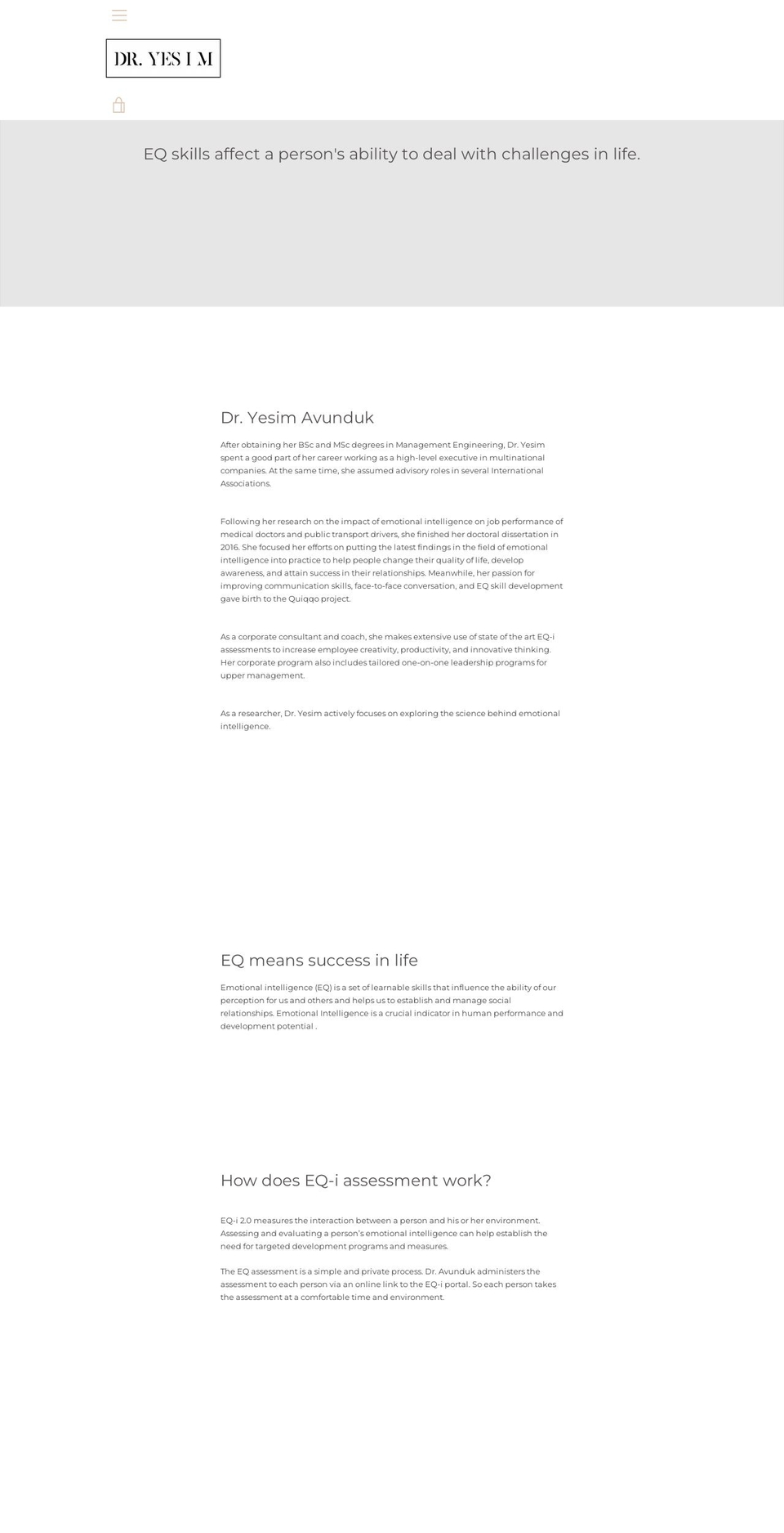dryesim.com — Shopify storefront screenshot