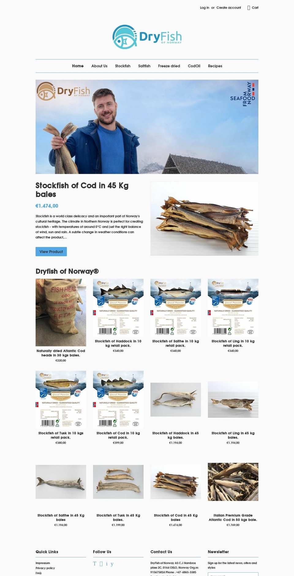 dryfish.ru shopify website screenshot