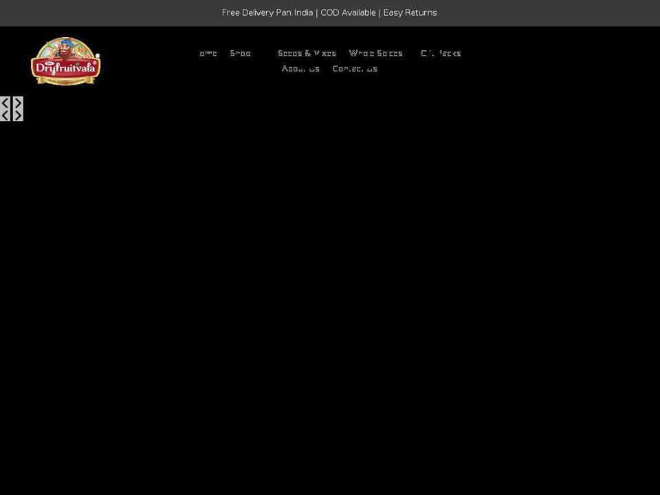 dryfruitvala.com shopify website screenshot