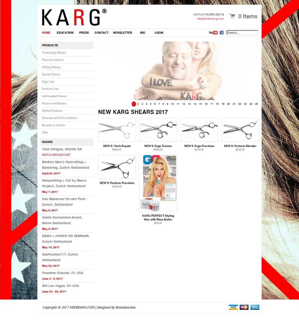 dryhaircutting.com shopify website screenshot