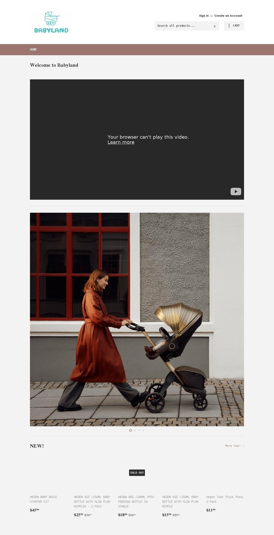dsbabylandstore.com — Shopify storefront screenshot