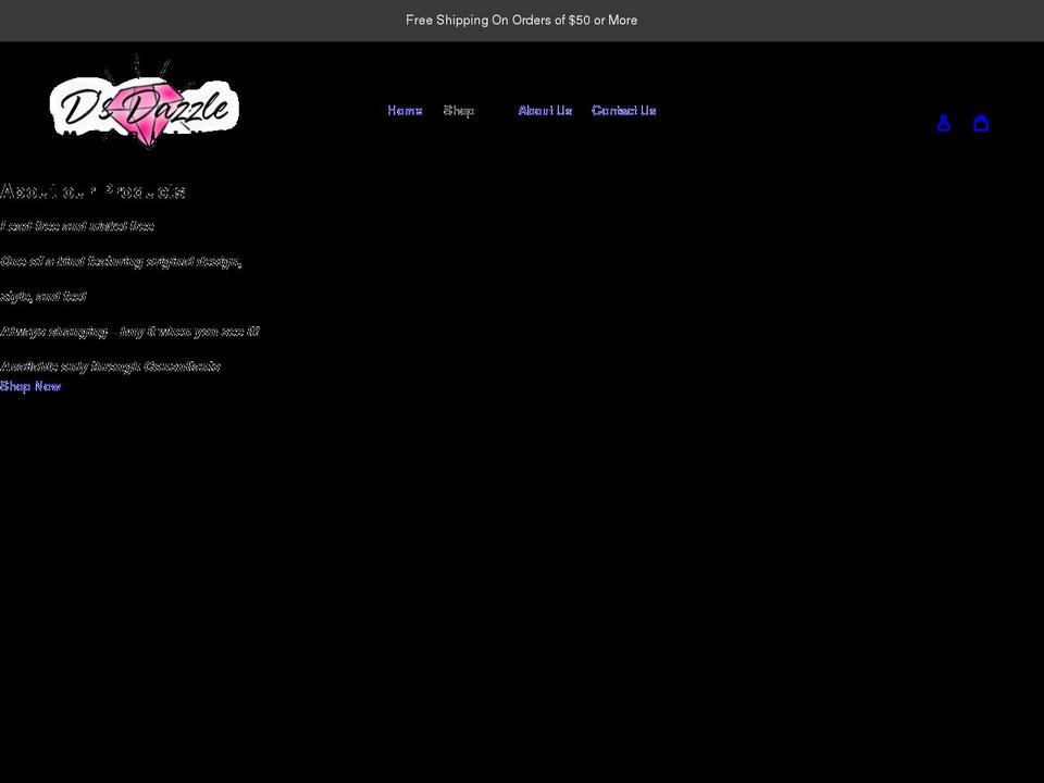 dsdazzlemebling.com shopify website screenshot