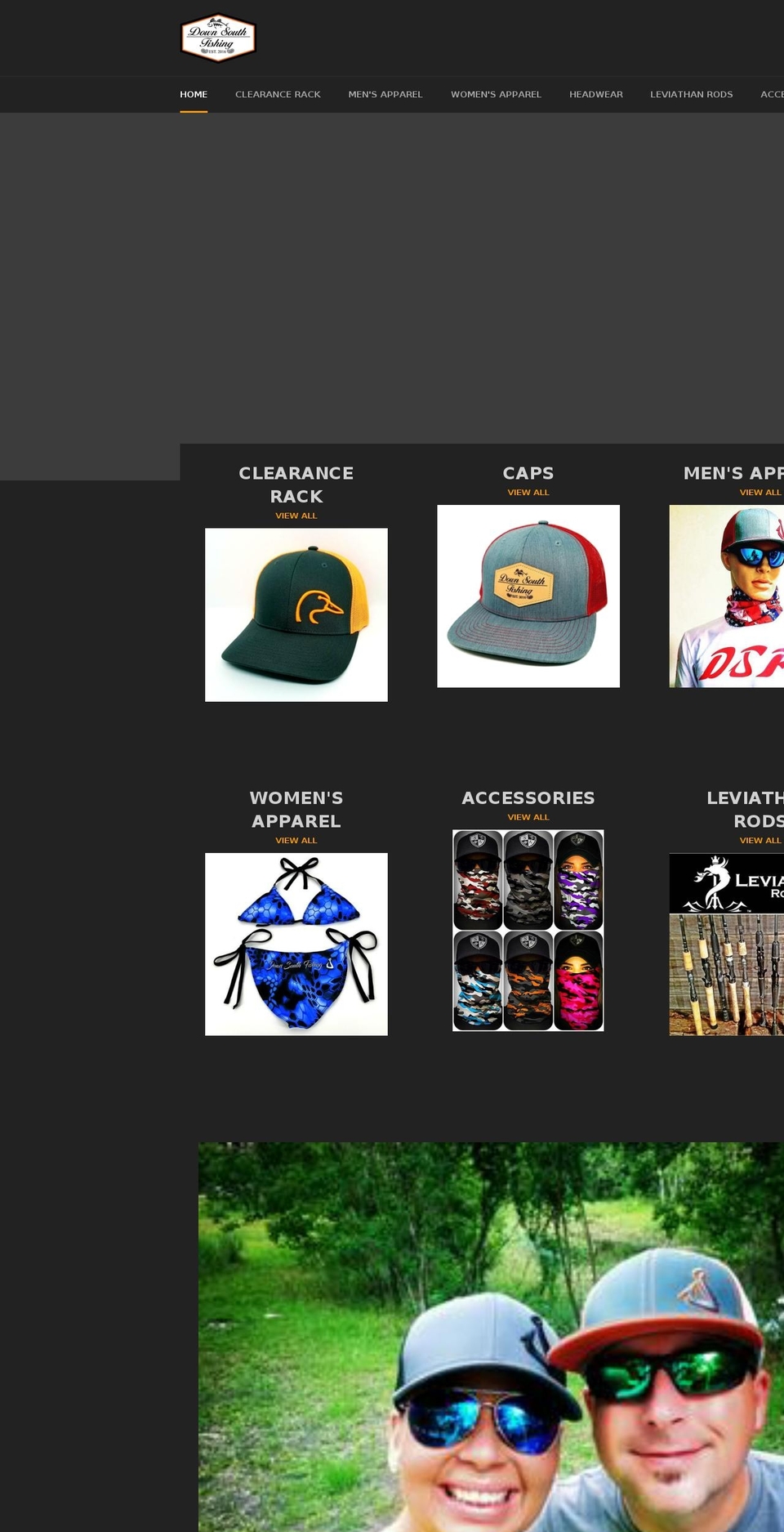 dsfapparel.com — Shopify storefront screenshot