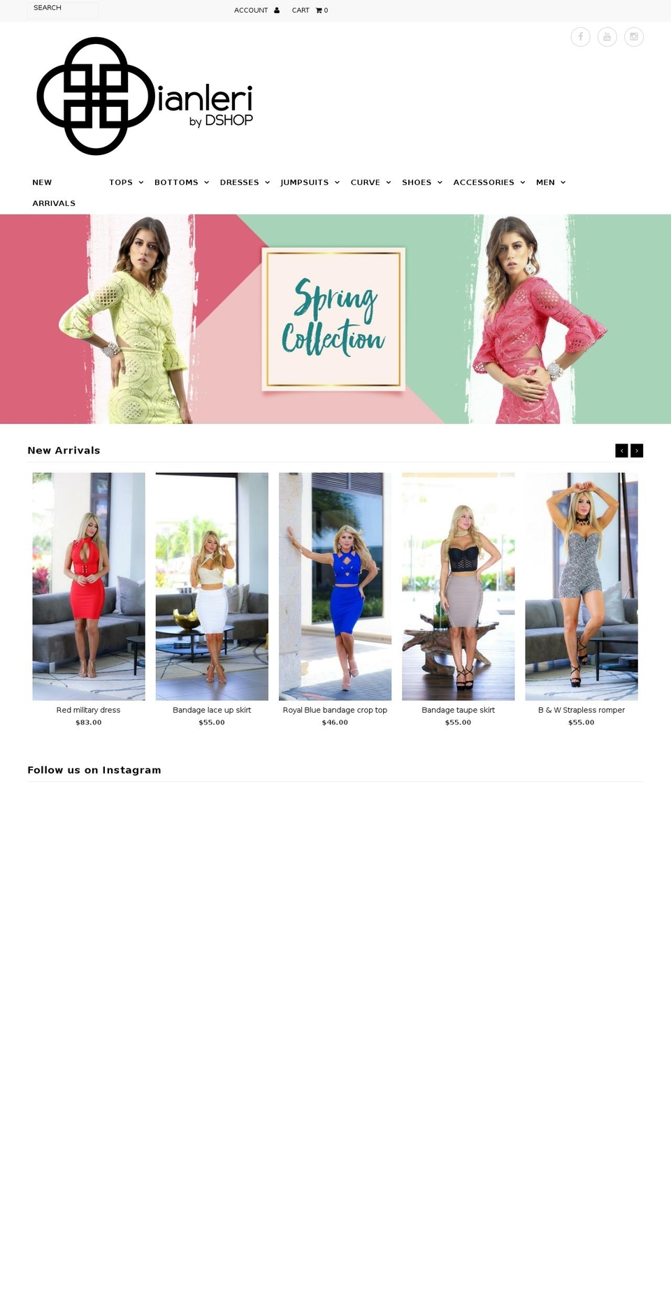 dshoparuba.com shopify website screenshot