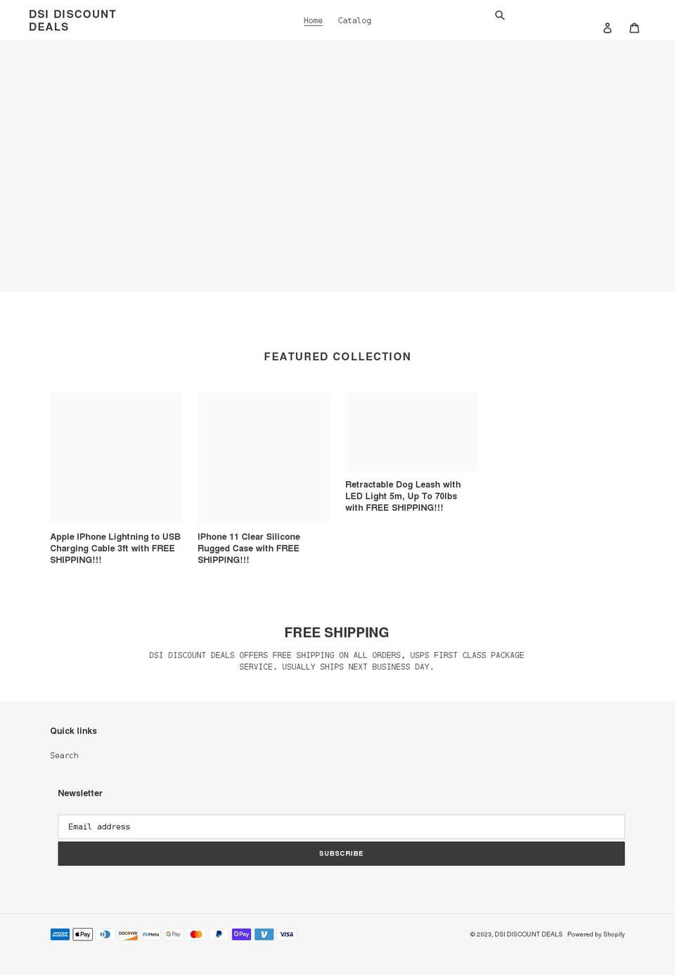 dsidiscountdeals.com shopify website screenshot