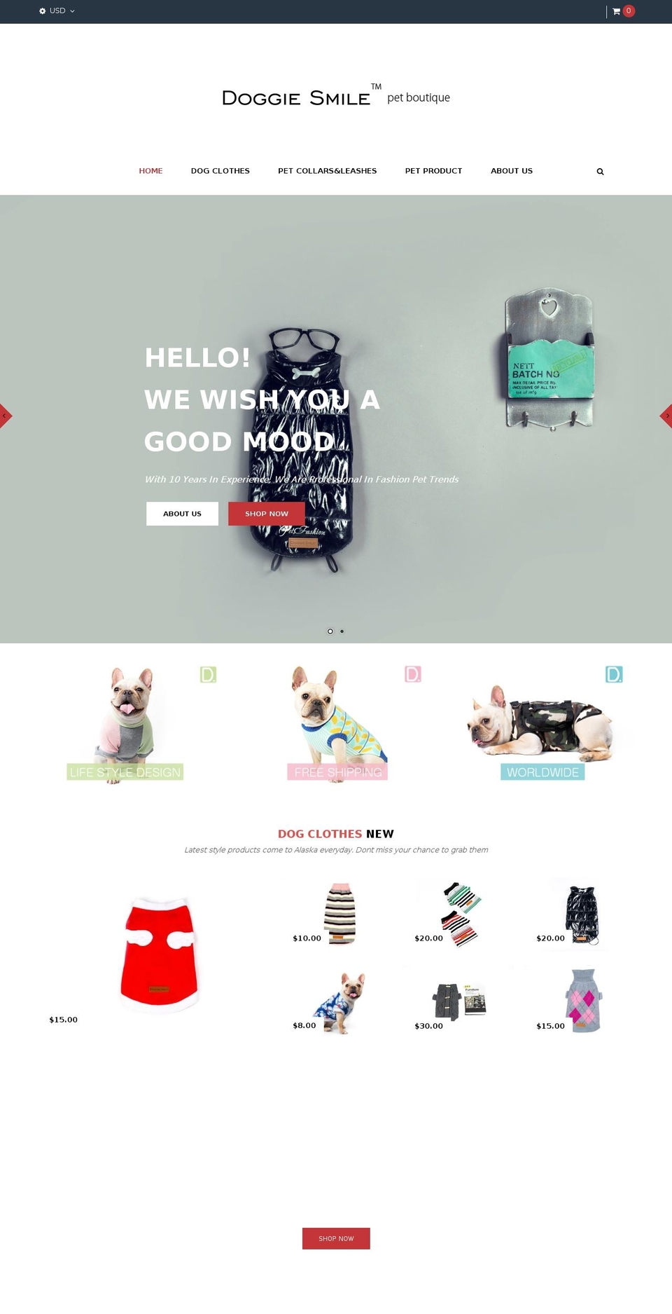 ap-alaska-4 Shopify theme site example dsmilepet.com