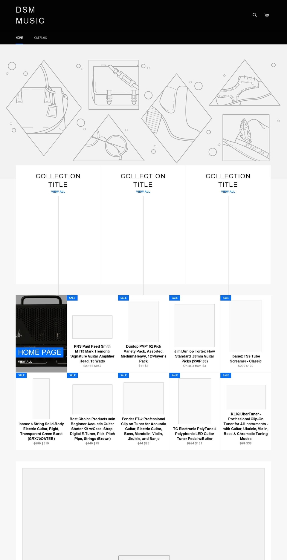 dsmshopping.com shopify website screenshot