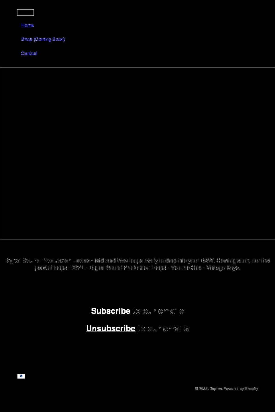 dspl.ca shopify website screenshot