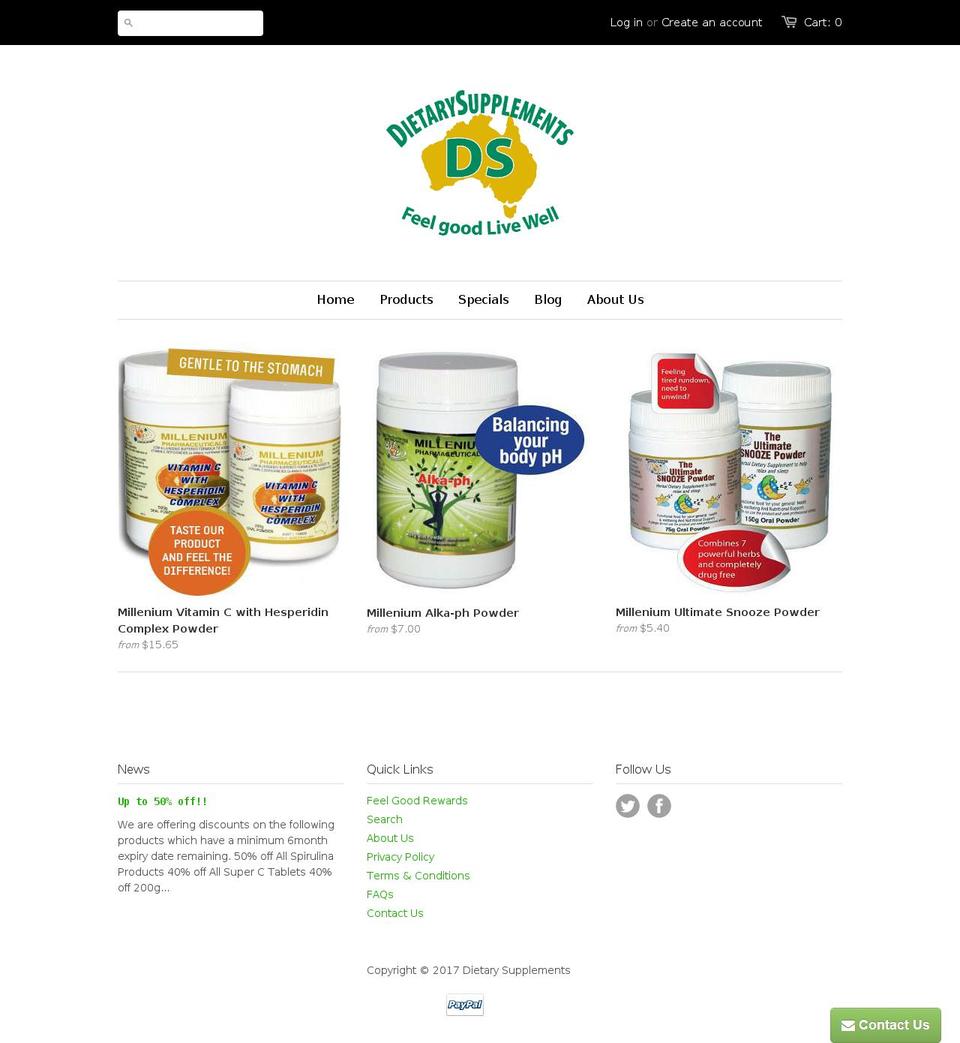 dsstore.com.au shopify website screenshot