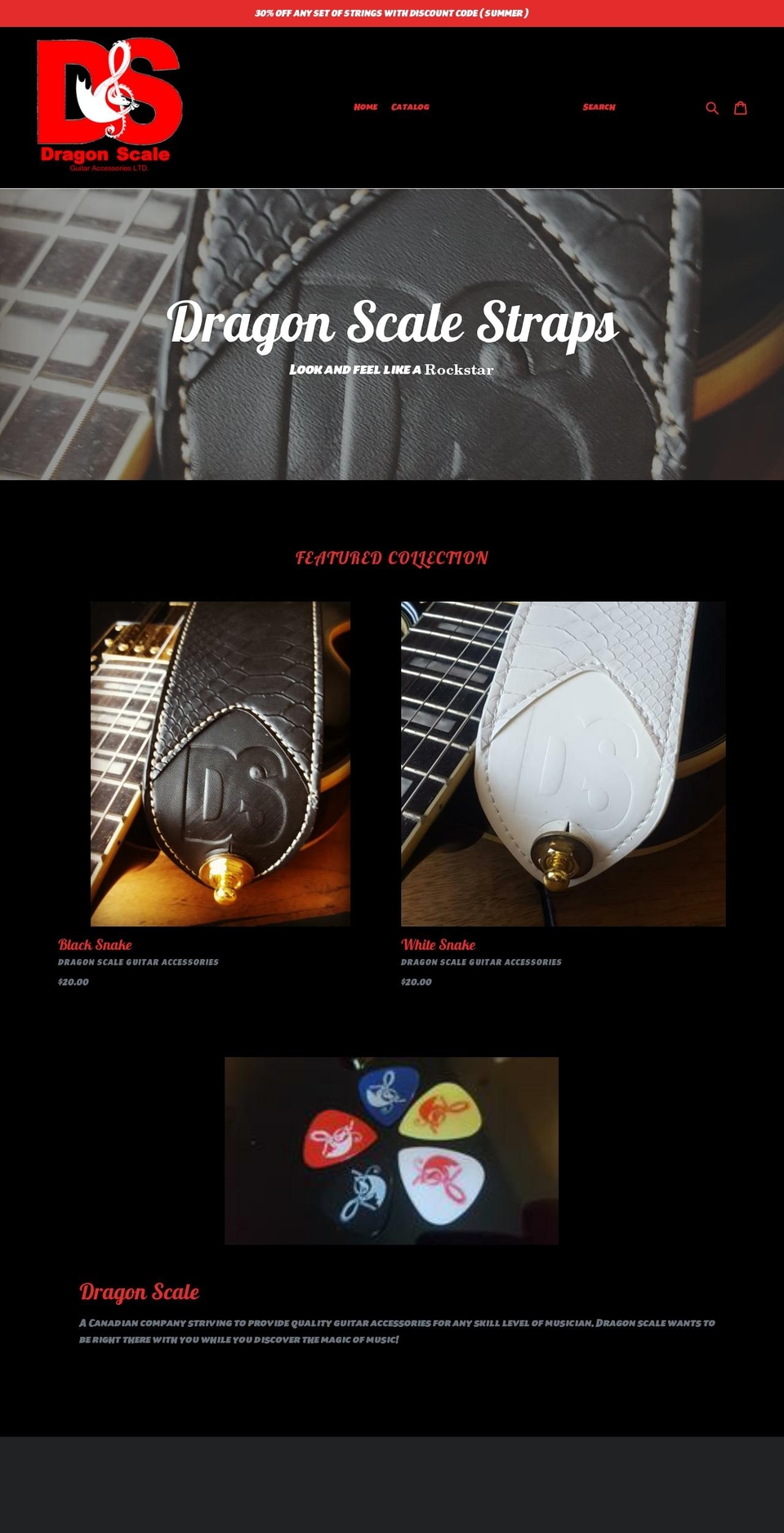 dsstraps.com — Shopify storefront screenshot