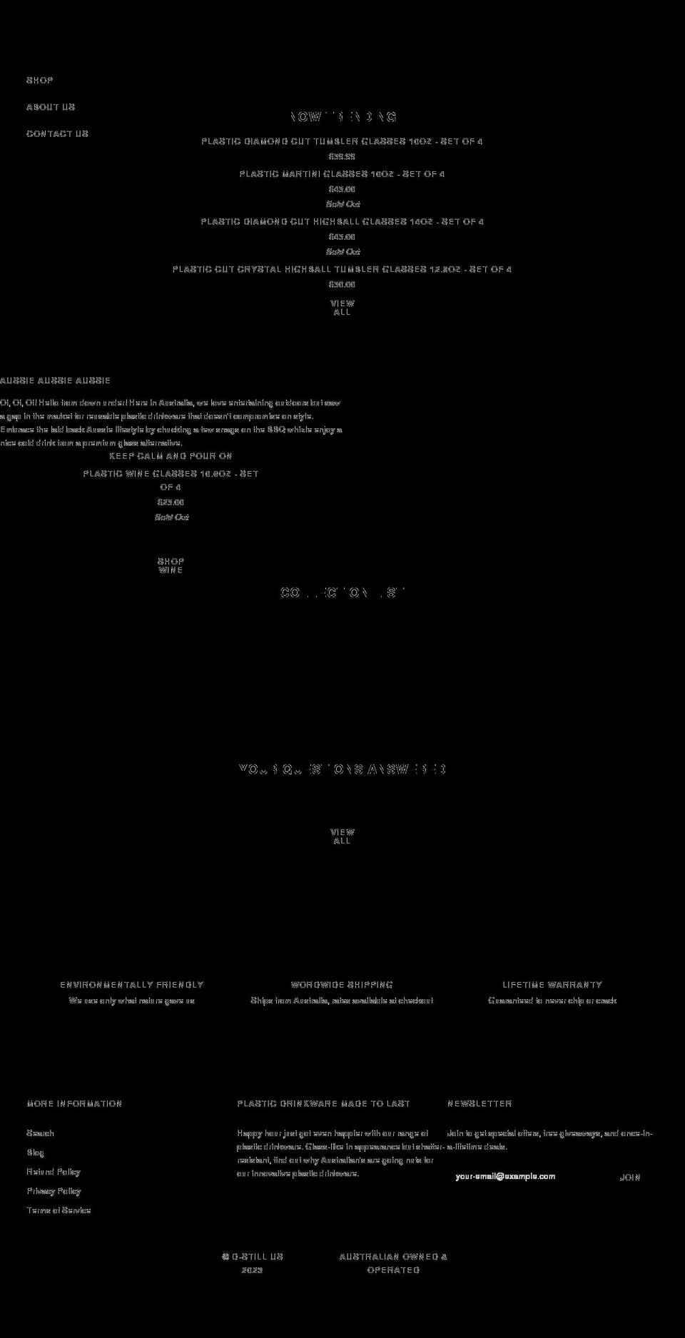 dstilldrinkware.com shopify website screenshot