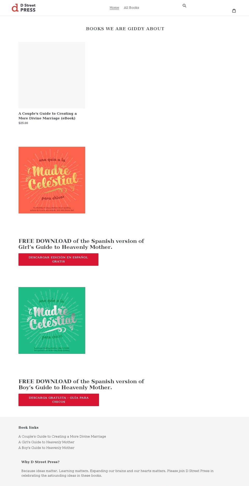 dstreetpress.myshopify.com shopify website screenshot