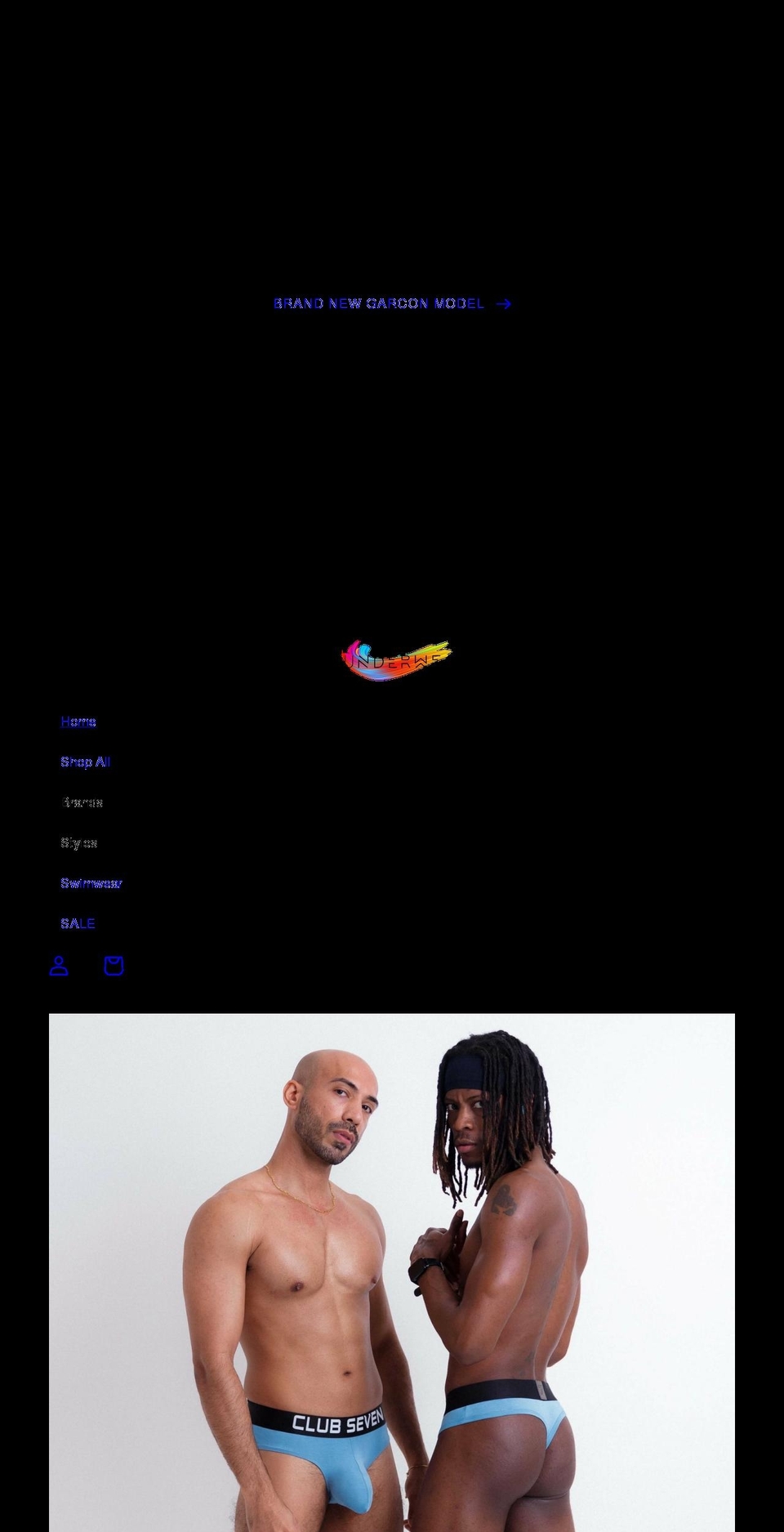 dsunderwear.com — Shopify storefront screenshot