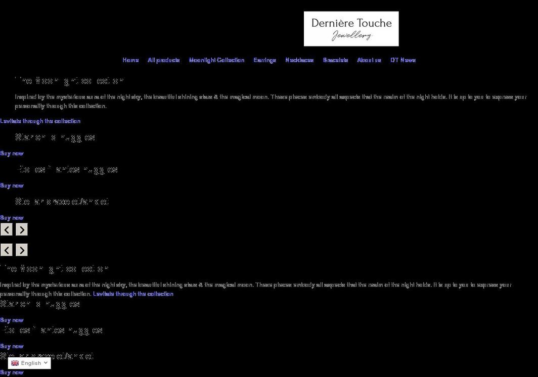 dt-jewellery.com shopify website screenshot