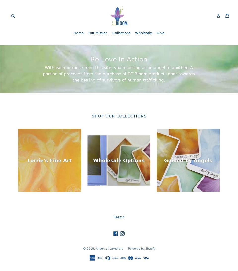 dtbloom.com — Shopify storefront screenshot