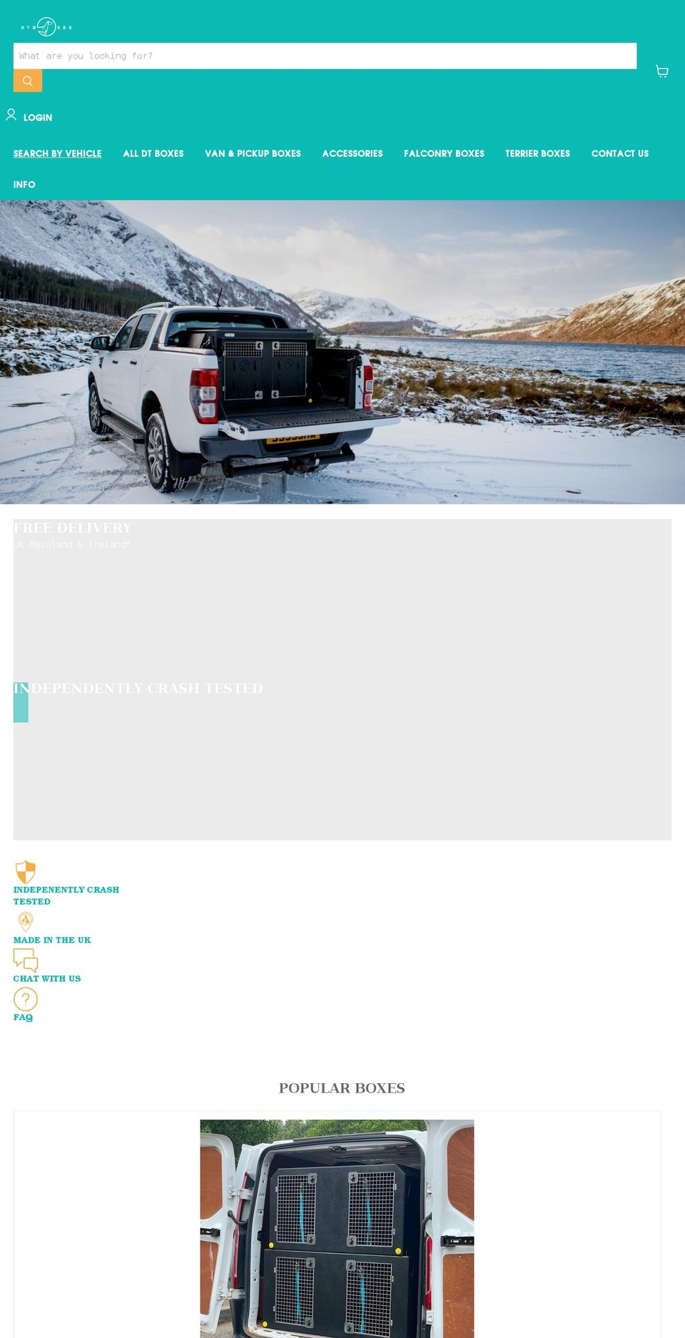 dtboxes.co.uk shopify website screenshot