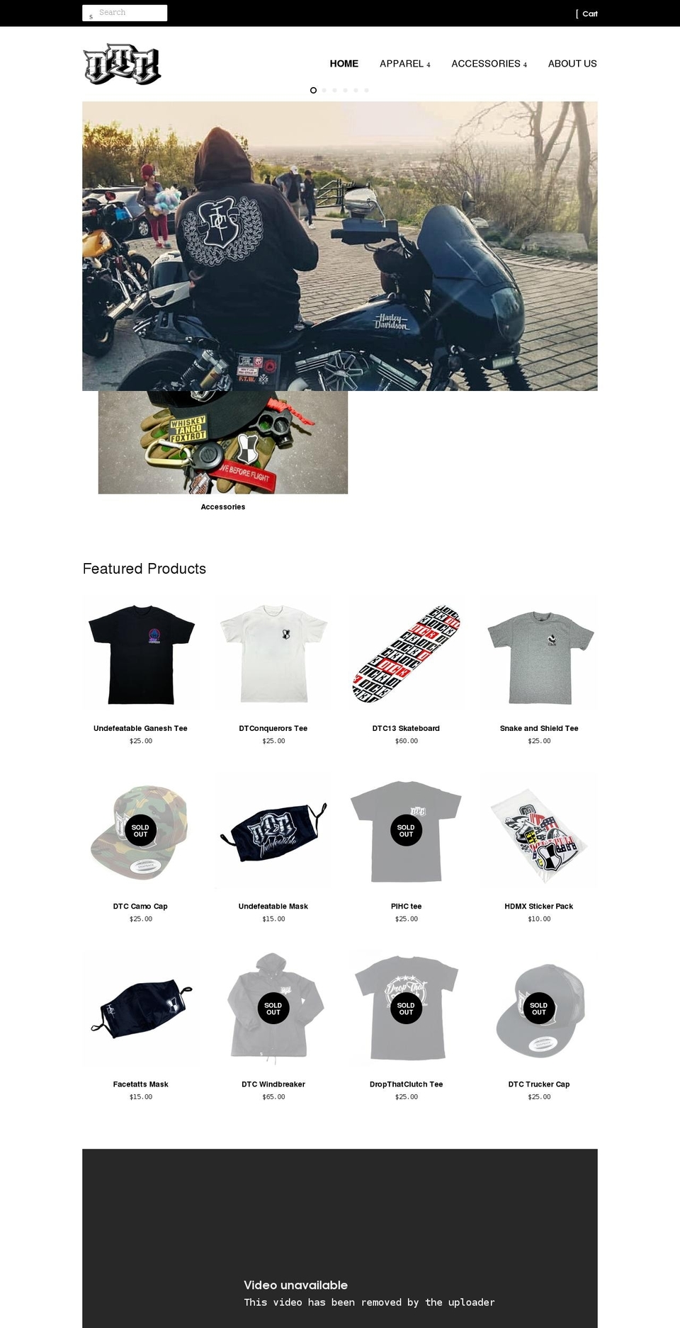 dtc13.com shopify website screenshot