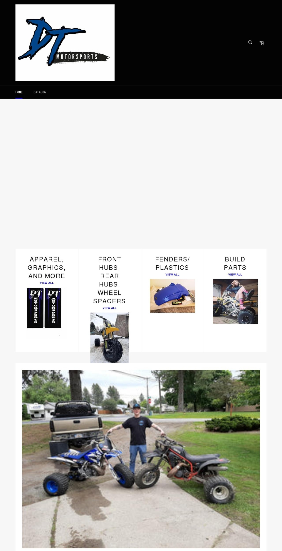 dtmotorsports.net shopify website screenshot