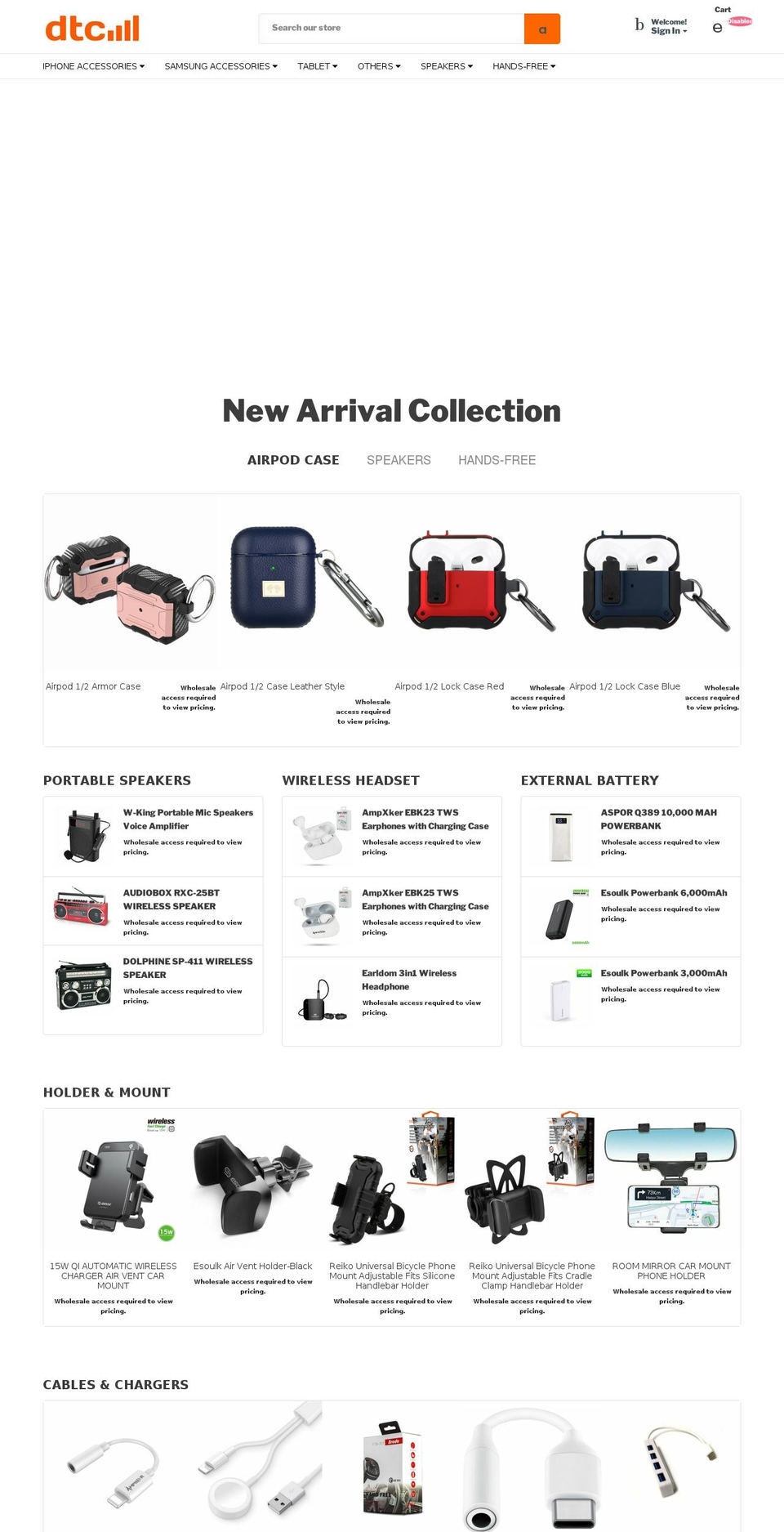 dtpcs.com — Shopify storefront screenshot