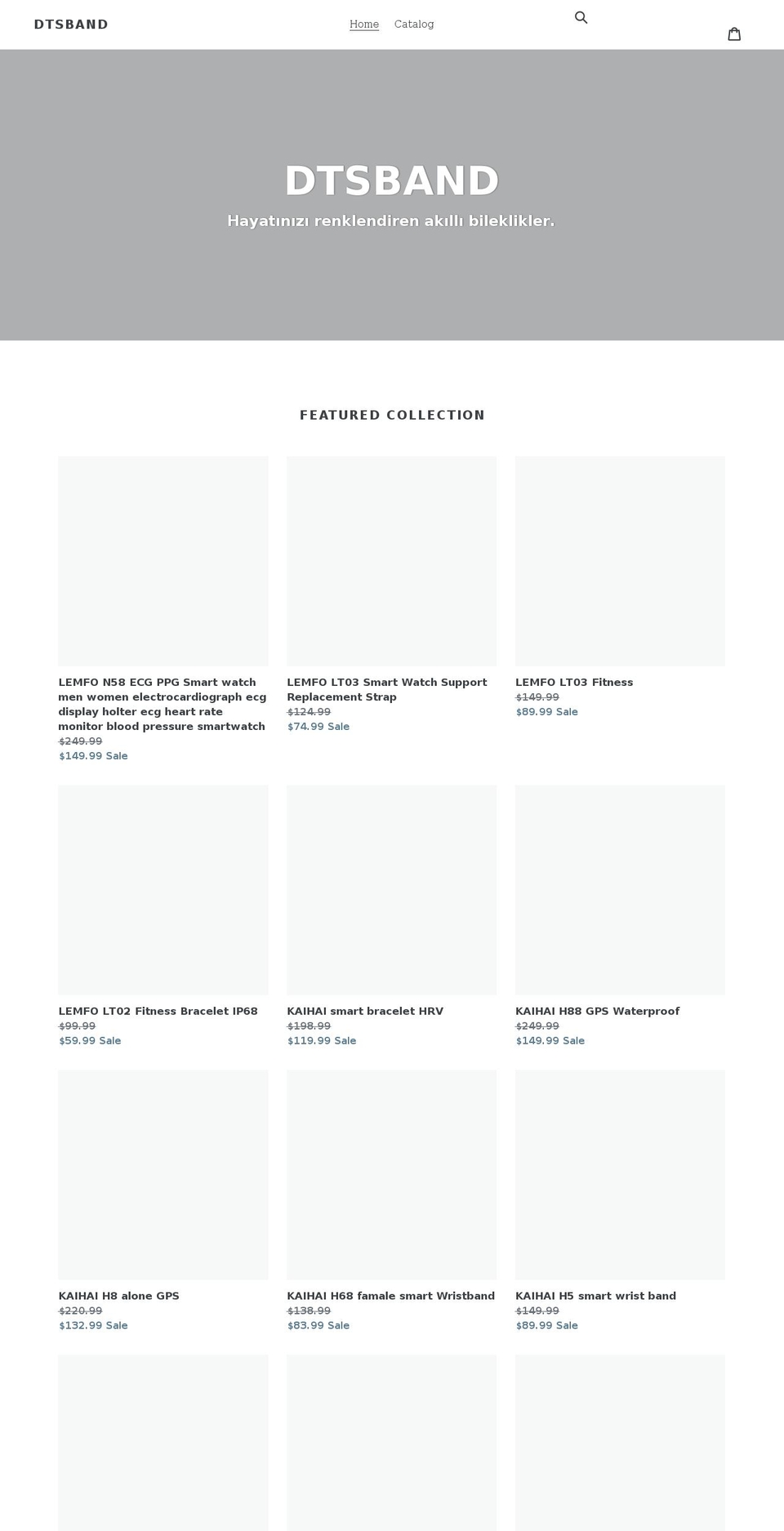 dtsband.myshopify.com shopify website screenshot