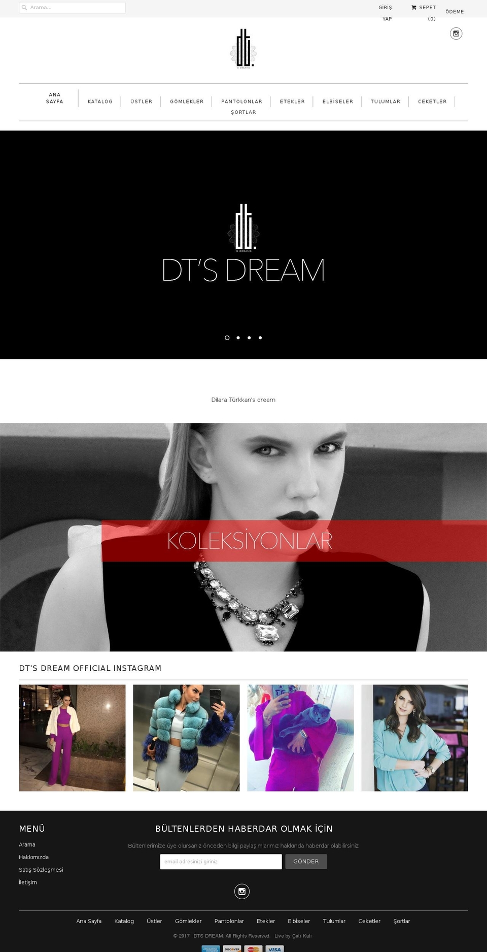 dtsdream.com shopify website screenshot