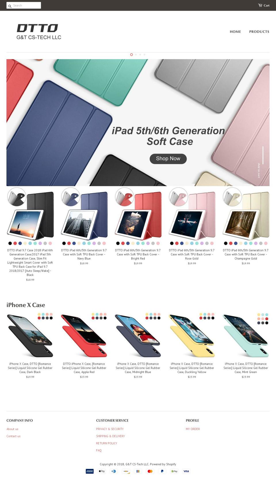 dttolife.com — Shopify storefront screenshot