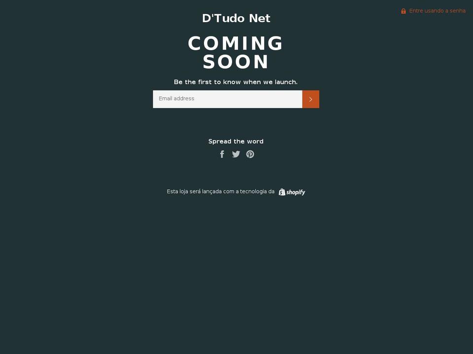 dtudonet.com — Shopify storefront screenshot